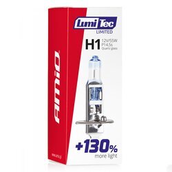 Halogénová žiarovka H1 12V 55W LumiTec LIMITED +130% AMIO - obr. 2