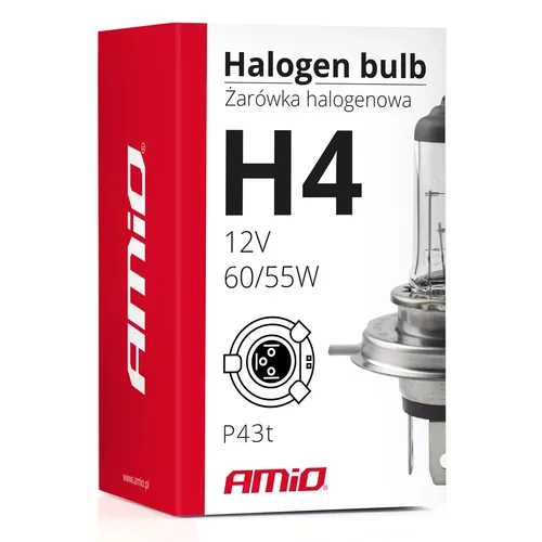 Halogénová žiarovka H4 12V 60/55W UV filter (E8) /AMiO/ - obr. 4