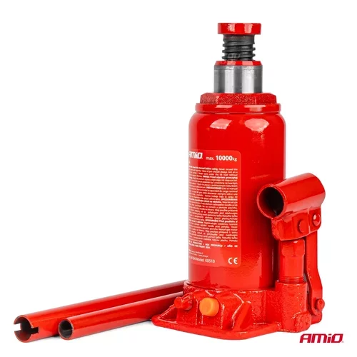 Hydraulický piestový zdvihák 10T v PVC boxe AMIO-04184 - obr. 1