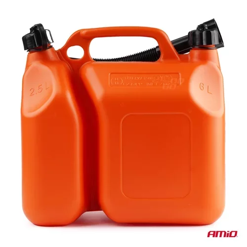 Kanister na benzín dvojkomorový plastový 6L + 2,5L AMiO-03208 - obr. 1