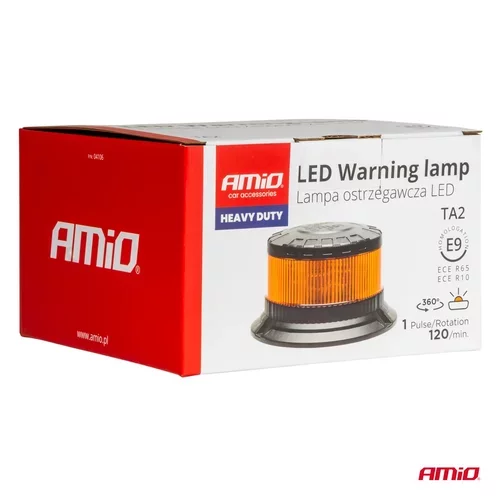 LED výstražný maják W28B 12V 24V AMiO-04106 - obr. 5