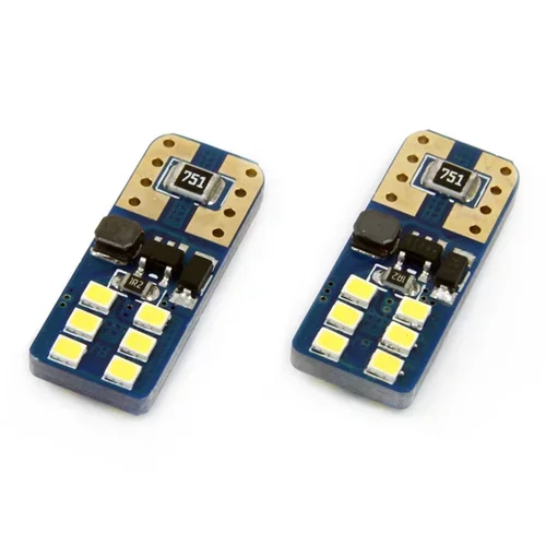 LED žiarovky CANBUS 12SMD UltraBright 2016 T10e (W5W) White 12V/24V /AMiO/ - obr. 3