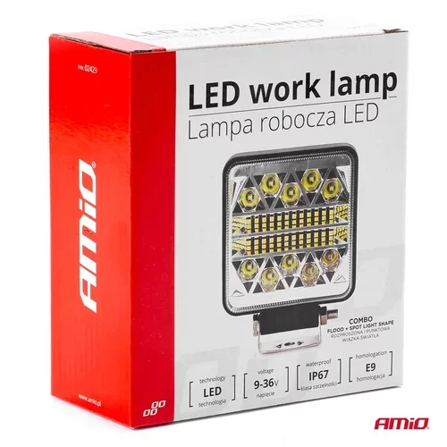 Pracovné LED svetlo AWL15 26LED COMBO 9-36V /AMiO/ - obr. 9