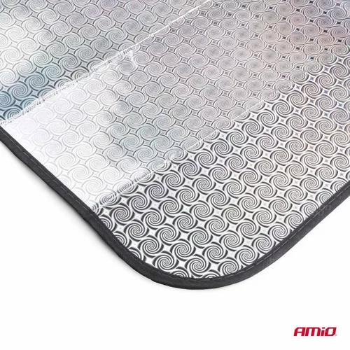 Skladacia slnečná clona 130x60cm AMiO-04373 - obr. 3