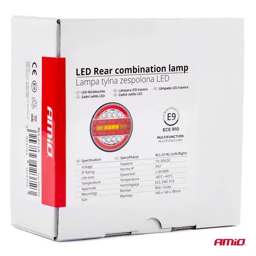 Svetlo zadné združené LED ĽAVÉ, PRAVÉ s dynamickým indikátorom RCL-07-LR /AMiO/ - obr. 10