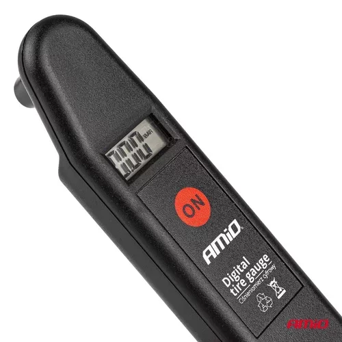 Digitálny tlakomer pneumatík 10 bar, 3-150 PSI /AMiO/ - obr. 2