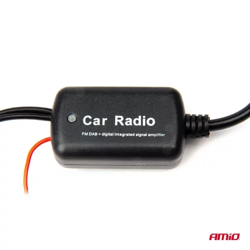 Anténny zosilňovač signálu 12V DAB FM AMiO-04134 - obr. 2