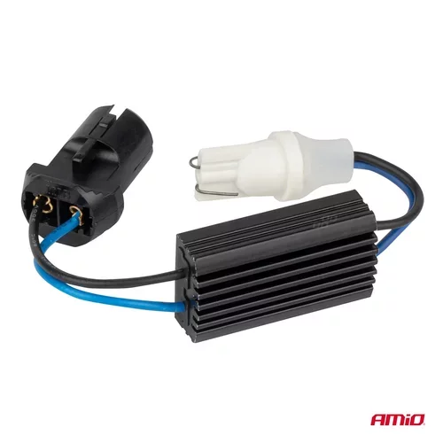 CANBUS rezistor pre LED žiarovky 12V 3.2W T10 zástrčka a zásuvka AMIO-04087 - obr. 2