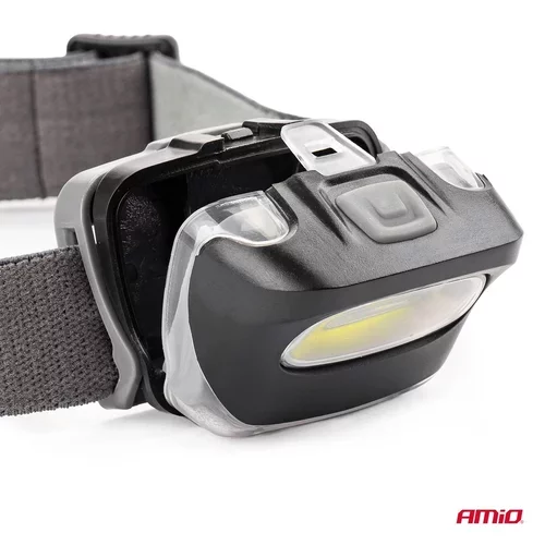 Čelovka LED COB 3xAAA 150Flux IPX3 /AMiO/ - obr. 4