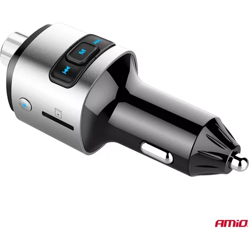 FM transmitter 2×USB-A microSD 12/24V AMiO-04654 - obr. 9