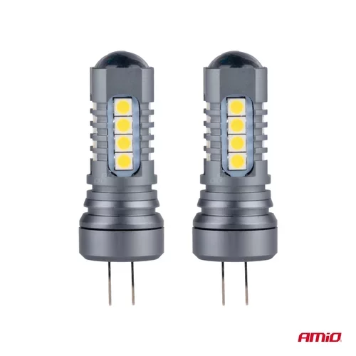 LED žiarovky CANBUS 3030 18SMD HP24W White 12V/24V /AMiO/ - obr. 4