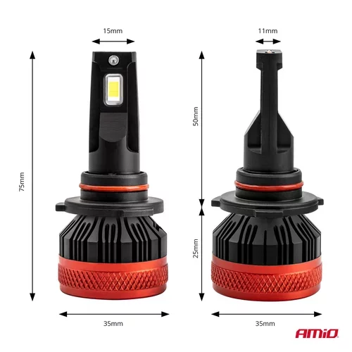 LED žiarovky hlavného svietenia HB4 9006 X3 Series /AMiO/ - obr. 2