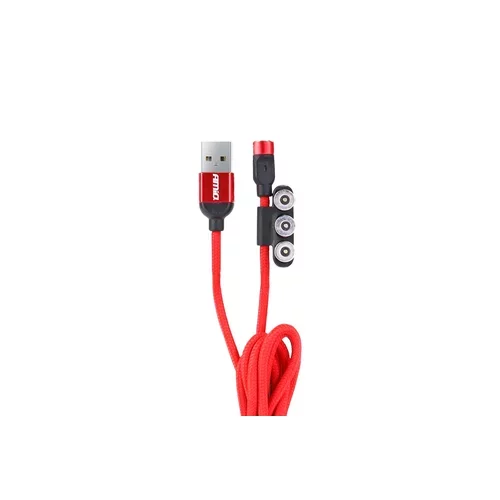 Multikábel USB Lightning/USB C/micro USB 1m UC-08 /AMiO/ - obr. 1