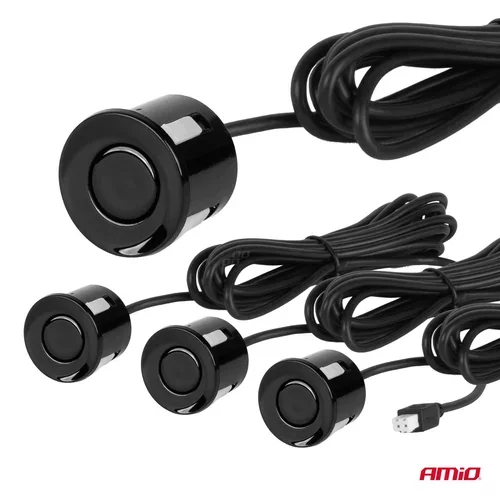 Asistent parkovania MAX s LED, 4 senzory čierne /AMiO/ - obr. 3