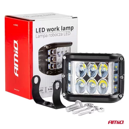 Pracovné LED svetlo 12 LED (2 funkcie)- AWL08 /AMiO/ - obr. 8