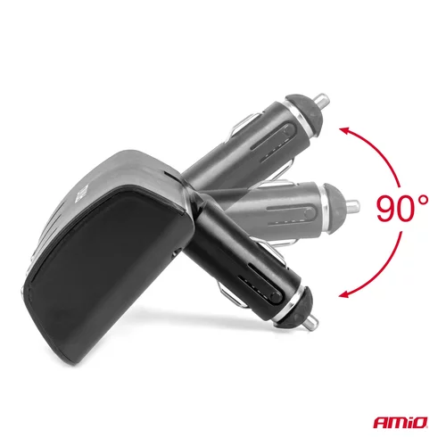 Predlžovacia zásuvka 12/24V 120W 90° AMiO-04358 - obr. 4