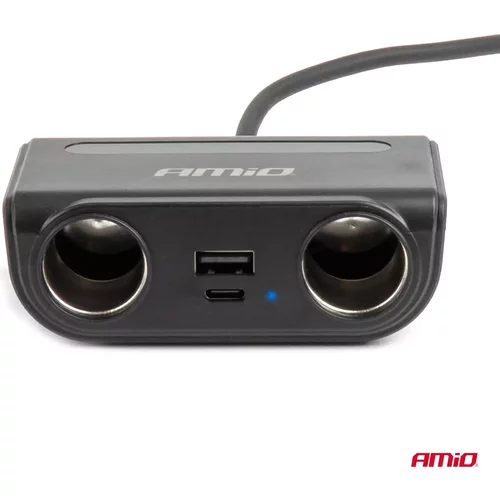 Predlžovacia zásuvka s nabíjačkou USB-C USB-A QC3.0 PD3.0 120W AMiO-04837 - obr. 5