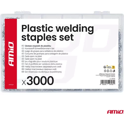 Sada spon na plast 3000 ks AMiO-04743 - obr. 5
