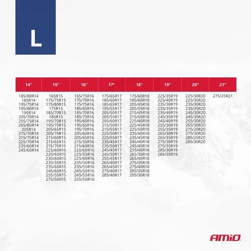 Textilné snehové reťaze L EN16662-1 Önorm V5121 2 ks AMIO-04082 - obr. 12