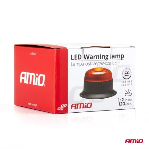 Výstražný maják W213b 3 skrutky R65 R10 18LED 12/24V IP56 /AMiO/ - obr. 4