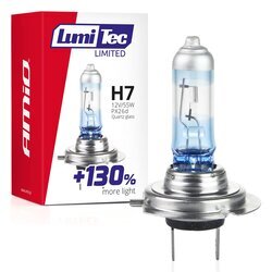 Halogénová žiarovka H7 12V 55W LumiTec LIMITED +130% AMIO
