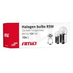 Halogénové žiarovky R5W BA15s 12V 5W AMIO - obr. 2