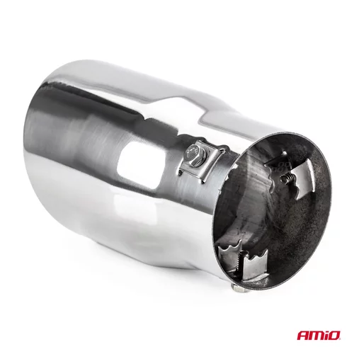 Okrúhla koncovka výfuku chrómová 48-65mm MT 007 /AMiO/ - obr. 1