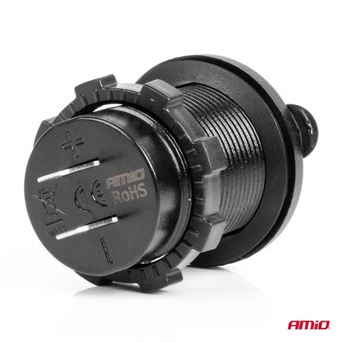 Nabíjačka 2x USB 12/24V MOD-04 /AMiO/ - obr. 1