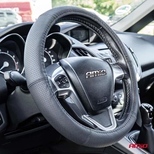 Poťah volantu Leather Series SWC-50-XXL (44-46cm) /AMiO/ - obr. 2
