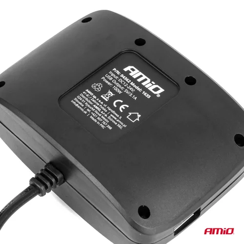 Predlžovacia zásuvka 2x USB-A ON/OFF 12/24V 100W 70cm AMiO-04362 - obr. 7