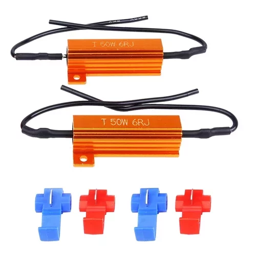 Rezistor pre LED žiarovky CANBUS 6Ohm 50W 2 ks AMiO-02452