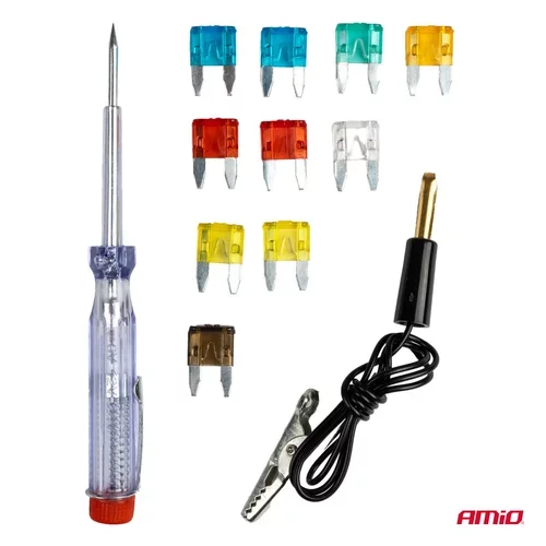 Sada autopoistiek MINI s testerom napätia AMiO-03524 - obr. 1