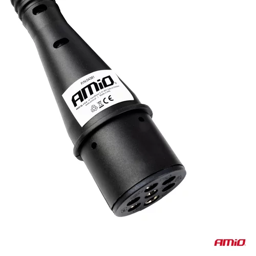 Špirálový kábel TIR 2x 7 PIN typ N 5m 24V AMIO-04380 - obr. 2