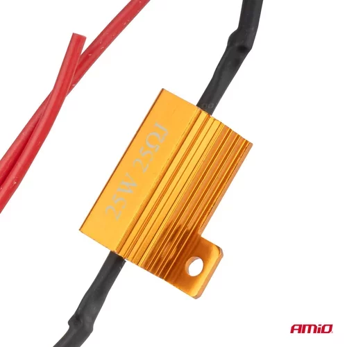 CANBUS rezistor pre LED žiarovky 25Ω 25W AMIO-04093 - obr. 2