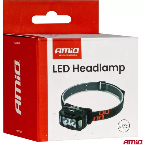 Čelovka LED 2xXPG+10SMD 1800mAh SUPER BRIGHT (BATT) AMiO-04668 - obr. 11