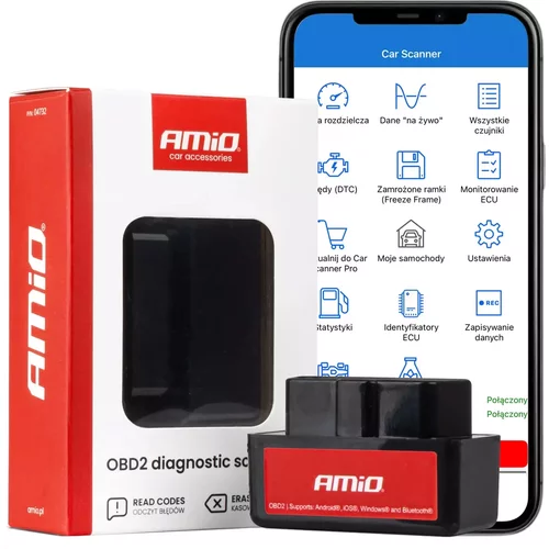 Diagnostický skener OBD2 AMiO-04732