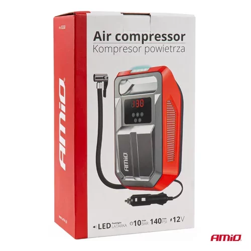 Digitálny kompresor do auta s LED 12V ACOMP-18 /AMiO/ - obr. 9
