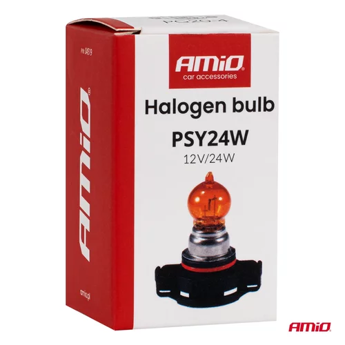 Halogénová žiarovka PSY24W 12V 24W PG20-4 AMBER AMiO-04519 - obr. 4