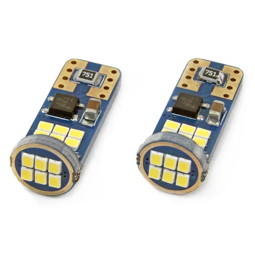 LED žiarovky CANBUS 18SMD UltraBright 2016 T10e (W5W) White 12V/24V /AMiO/ - obr. 3