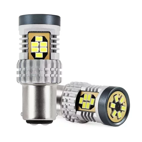 LED žiarovky CANBUS 3020 24SMD 1157 BAY15D P21/5W White 12V/24V /AMiO/ - obr. 1