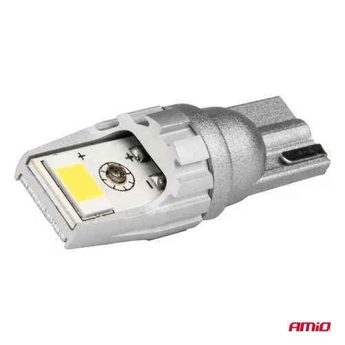 LED žiarovky CANBUS T10 W5W 2SMD 3570 White 12V 24V AMiO-04256 - obr. 2