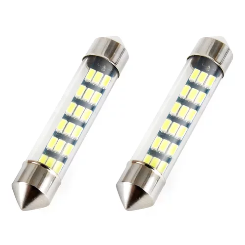 LED žiarovky STANDARD 3014 18SMD Festoon C5W C10W C3W 41mm White 12V /AMiO/ - obr. 1