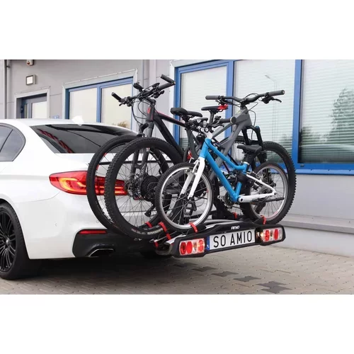 Nosič bicyklov na ťažné zariadenie auta TBC-01/3 - 3 bicykle /AMiO/ - obr. 2