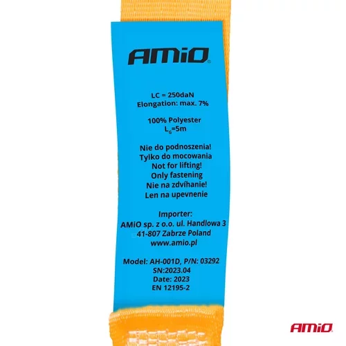 Gurtňa so samočinným uťahovaním 5m x 25mm /AMiO/ - obr. 3