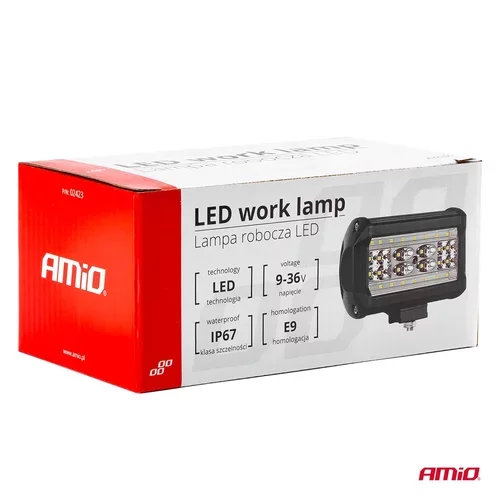 Pracovné LED svetlo AWL09 28 LED FLOOD 9-36V /AMiO/ - obr. 10