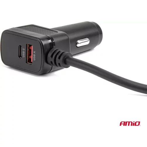 Predlžovacia zásuvka s nabíjačkou 4xUSB-A QC3.0 PD 3.0 180 W AMiO-04835 - obr. 7