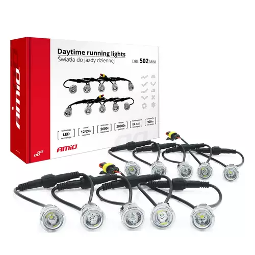 Svetlá pre denné svietenie DRL 502mini AMIO