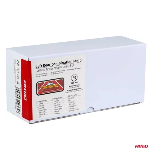 Svetlo zadné združené LED dynamické ĽAVÉ RCL-02-L /AMiO/ - obr. 11