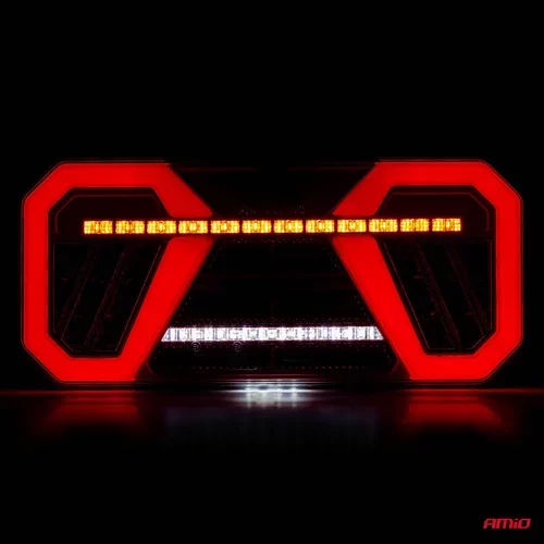 Svetlo zadné združené LED dynamické ĽAVÉ RCL-04-L /AMiO/ - obr. 1