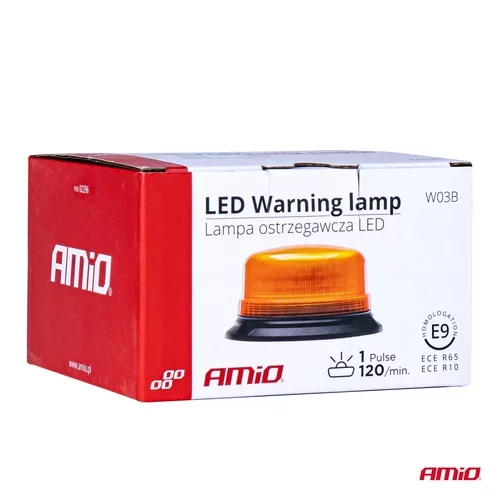 Výstražný maják pevný W03B na 3 skrutky R65 R10 36LED 12 / 24V IP56 /AMiO/ - obr. 6